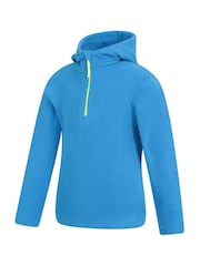 Azul claro - Sudadera de polar con capucha Camber II de Mountain Warehouse - Imagen 3 de 6