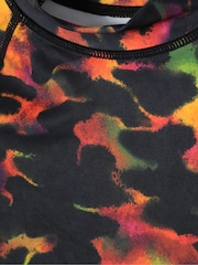 Mountain Warehouse Red Long Sleeved Printed Kids Rash Vest - Image 4 of 4