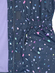 Mountain Warehouse Blue Dale Kids Lightweight Waterproof Jacket - Image 4 of 5