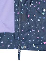 Mountain Warehouse Blue Dale Kids Lightweight Waterproof Jacket - Image 5 of 5