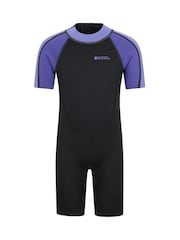 Mountain Warehouse Purple Kids Shorty 2.5/2mm Wetsuit - Image 1 of 5