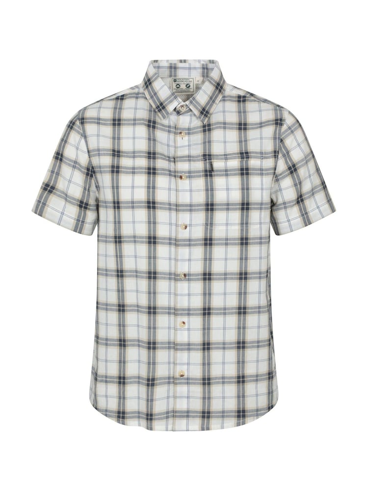 أبيض - قميص Holiday قطني بأكمام قصيرة من Mountain Warehouse - Image 1 of 4