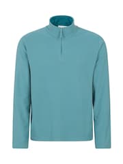 Mountain Warehouse Blue Camber II Half-Zip Quick Drying Fleece - Image 1 of 4