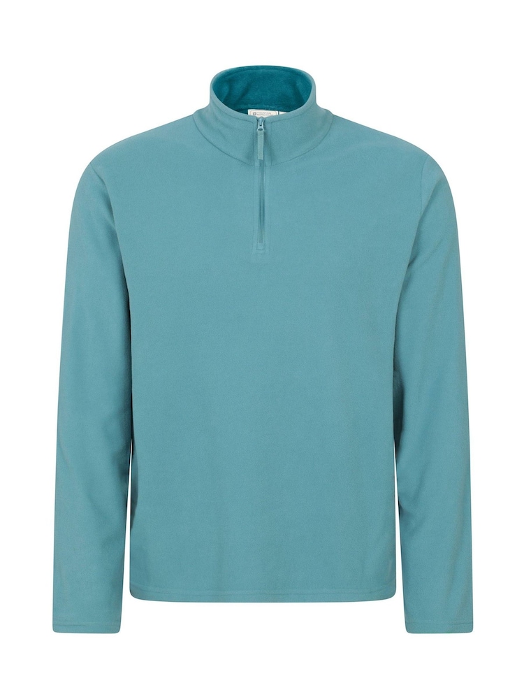 Mountain Warehouse Blue Camber II Half-Zip Quick Drying Fleece - Image 1 of 4 Mountain Warehouse Blue Camber II Half-Zip Quick Drying Fleece - Image 1 of 4