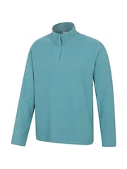 Mountain Warehouse Blue Camber II Half-Zip Quick Drying Fleece - Image 2 of 4