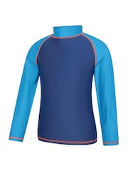Mountain Warehouse Blue Long Sleeve Rash Vest - Image 2 of 5