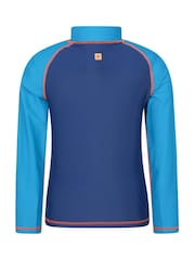 Mountain Warehouse Blue Long Sleeve Rash Vest - Image 3 of 5