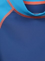 Mountain Warehouse Blue Long Sleeve Rash Vest - Image 4 of 5