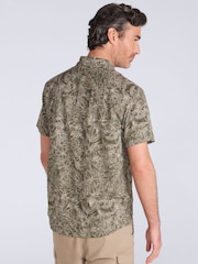 Mountain Warehouse Green Tropical Printed Short Sleeved Shirt - Image 4 of 5