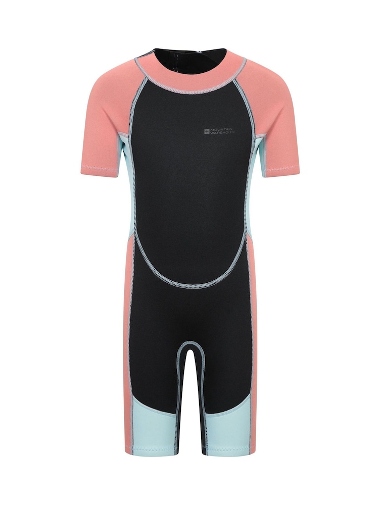 Mountain Warehouse Pink Kids Shorty 2.5/2mm Wetsuit - Image 1 of 5