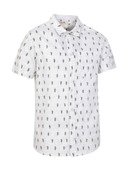 Mountain Warehouse White Preston Illustration Mens Shirt - Image 3 of 7