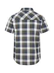 Mountain Warehouse Green Weekender Cotton Short Sleeve Shirt - Image 2 of 4