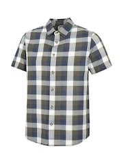Mountain Warehouse Green Weekender Cotton Short Sleeve Shirt - Image 3 of 4