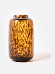 Oliver Bonas Brown Padera Speckle Glass Vase - Image 2 of 6