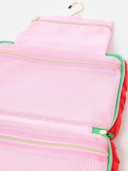 Oliver Bonas Red Cherry Towel Fold Out Makeup Bag - Image 3 of 5