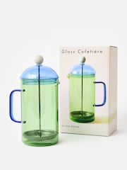 Oliver Bonas Blue Glass Cafetiere - Image 1 of 5