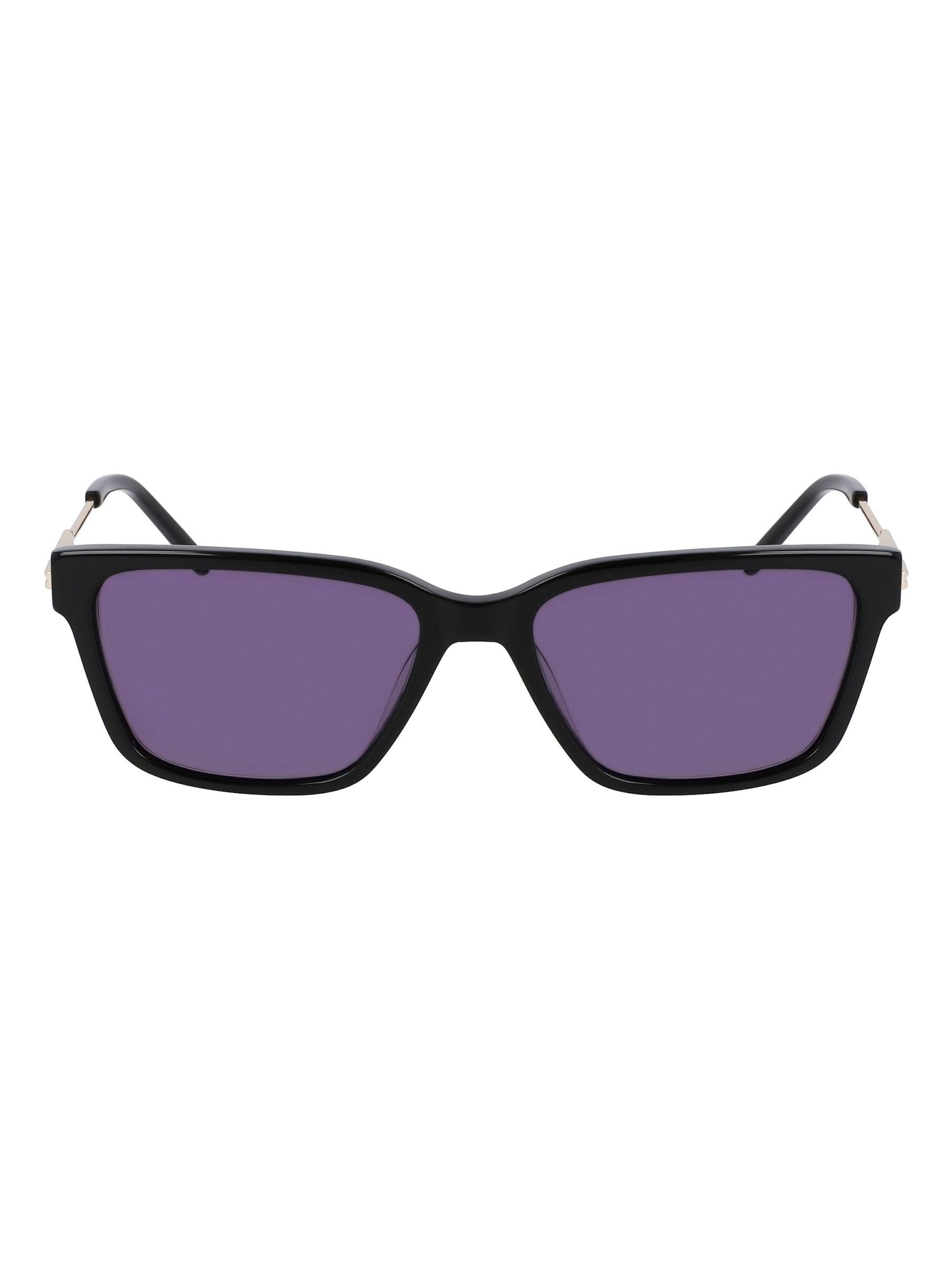 DKNY DK713S Black Sunglasses Postalcontacts.com -- DKNY DK713S main image 3