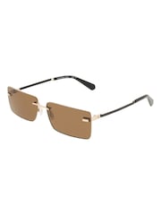 Calvin Klein Jeans Brown Ckj25206S Sunglasses - Image 3 of 5