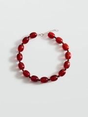 Mango Brown Beaded Necklace - Image 1 of 4