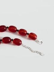 Mango Brown Beaded Necklace - Image 3 of 4