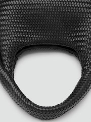 Mango Black Weave Shoulder Bag - Image 5 of 7