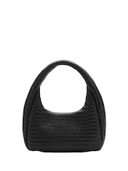 Mango Black Weave Shoulder Bag - Image 7 of 7