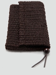 Mango Brown Straw Clutch - Image 3 of 4