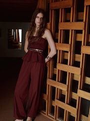 Mango Red Strappy Detail Top - Image 2 of 7