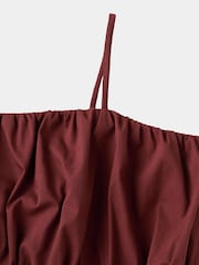 Mango Red Strappy Detail Top - Image 6 of 7