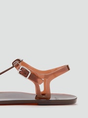 Mango Brown Jellys Sandals - Image 4 of 5