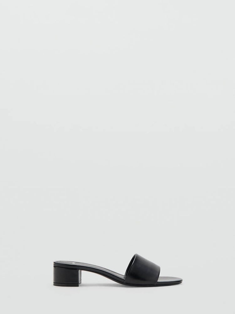 Mango Black Block Sandals - Image 2 of 3