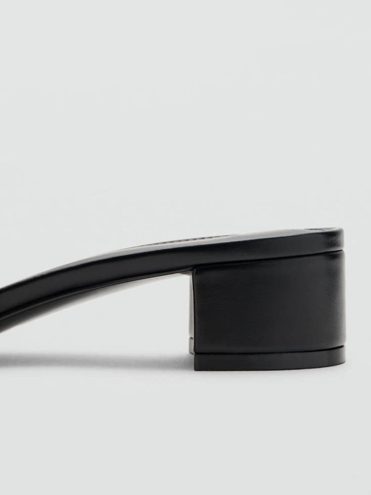 Mango Black Block Sandals - Image 3 of 3