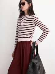 Mango Pink Button Up Cardigan - Image 1 of 7