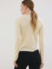 Mango Yellow Fine Knit Cardigan - Image 2 of 6
