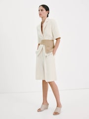 Mango Cream Tailored Bermuda Shorts - Image 2 of 6