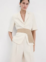 Mango Cream Tailored Bermuda Shorts - Image 4 of 6