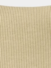 Mango Green Sleeveless Ribbed Poplin Midi Dress - Image 6 of 6