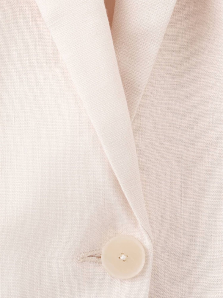 Mango Cream Single Breasted Blazer - Image 6 of 6