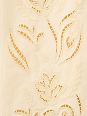 Mango Yellow Cut Out Detail Jeans - Image 5 of 5