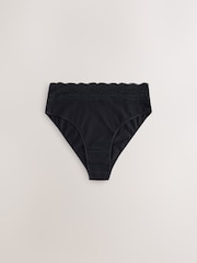 monochrome - Lot de 7 culottes en coton et dentelle - Image 8 de 10