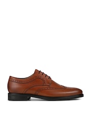 Jones Bootmaker Tan Leather Longwood Derby Brogues - Image 1 of 5