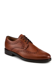 Jones Bootmaker Tan Leather Longwood Derby Brogues - Image 2 of 5