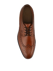 Jones Bootmaker Tan Leather Longwood Derby Brogues - Image 4 of 5