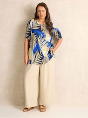 Evans Blue Boho Blouse - Image 2 of 5