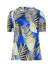 Evans Blue Boho Blouse - Image 5 of 5