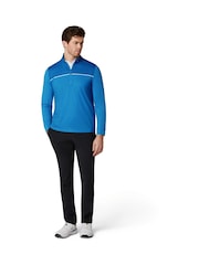 Callaway Golf Blue Odyssey Block Polo Printed Block Pullover Jumper - Image 4 of 6