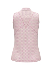 Callaway Golf Sleeveless Deco Geo Print Polo Shirt - Bild 2 von 2