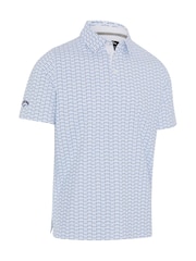 Callaway Golf White Albatross Geo Print Polo Shirt - Image 5 of 6