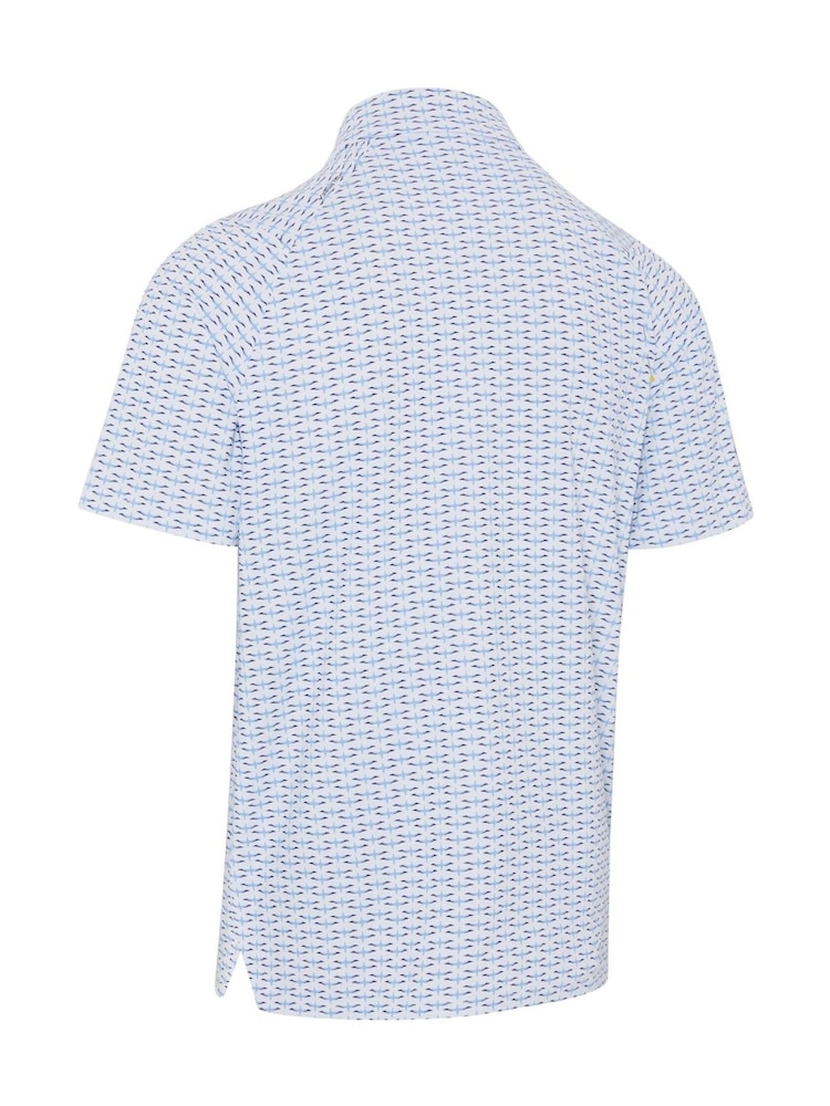 Callaway Golf White Albatross Geo Print Polo Shirt - Image 6 of 6