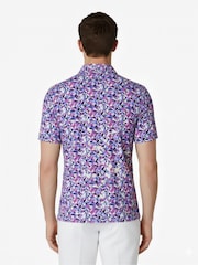 Callaway Golf Blue Dogwood Floral Polo Shirt - Image 2 of 3